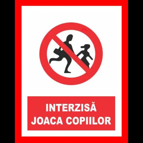 Placuta interzisa joaca copiilor