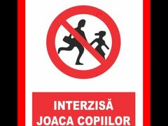 Placuta interzisa joaca copiilor